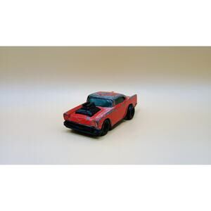 1993 Vintage Red Diecast 1:64 ‘57 chevy Hot Wheels- China CB